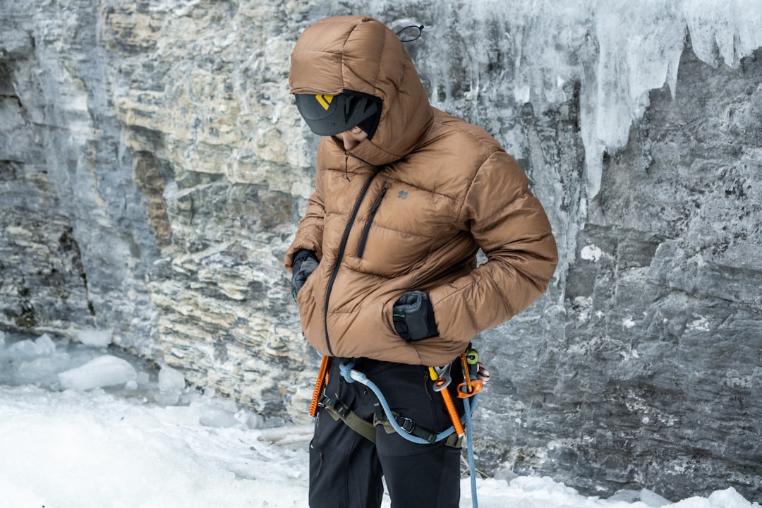 Photo down jacket