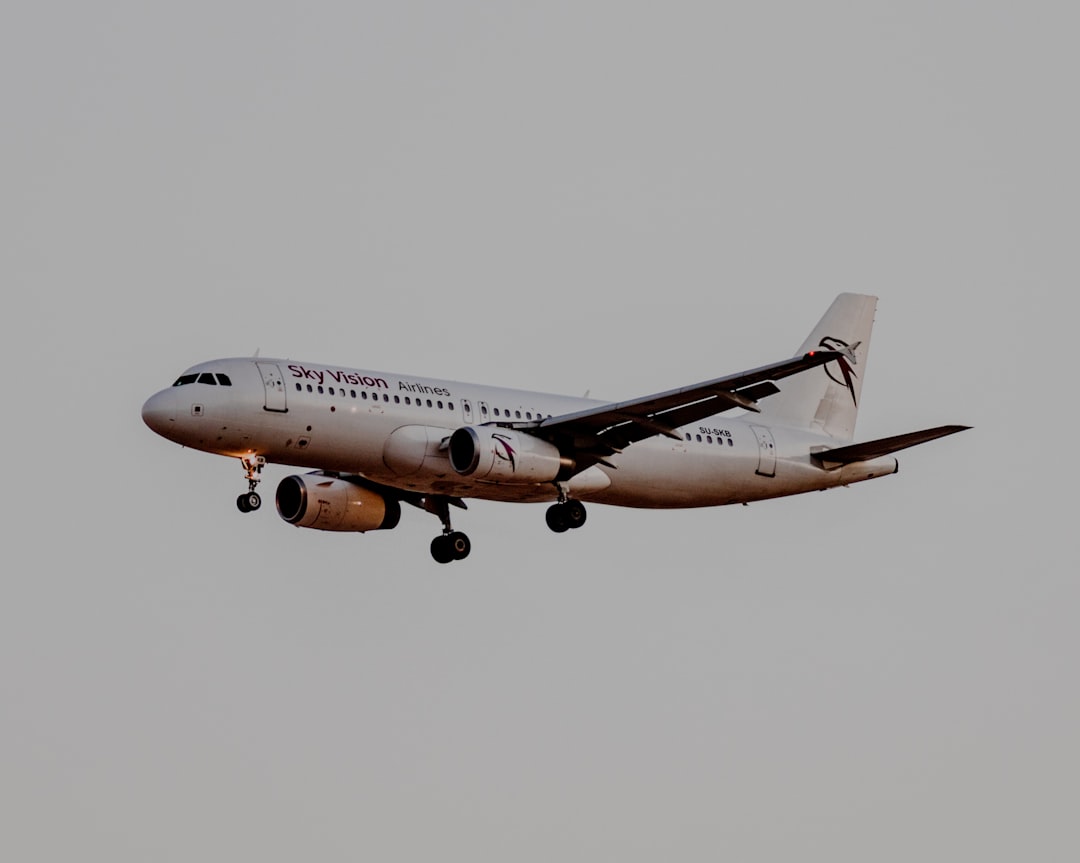 Photo egypt airplane